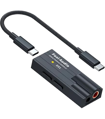 Amazon.com: Fosi Audio DS3 USB-C DAC Amp Dongle, Portable